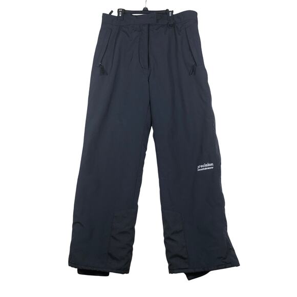 Precision Mountainwear Black Snow Pants ski Snowboard Insulated Womens XL - Picture 1 of 8